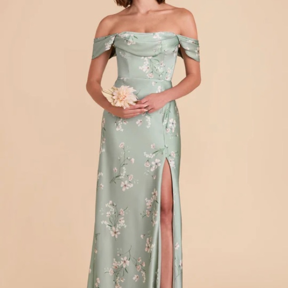 Birdy Grey Sage Green Floral Bridesmaids Dress